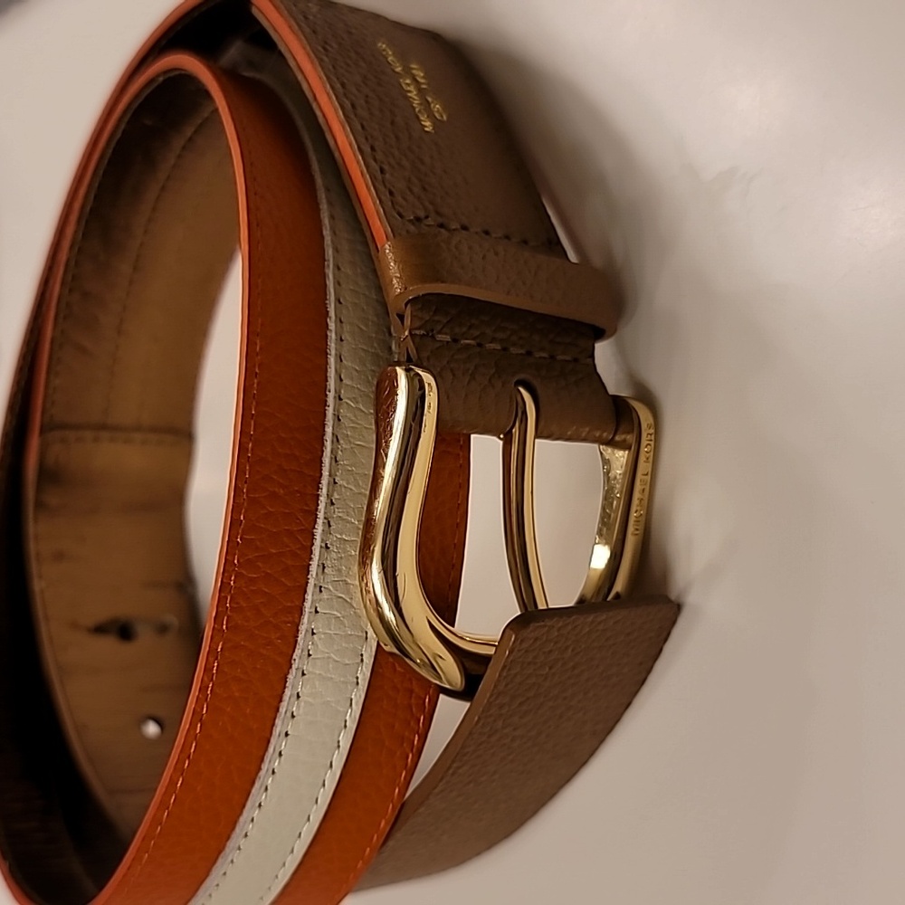 Michael Kors genuine leather belt